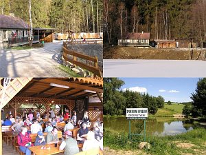 Areál a chata Hubertka [Vergrößern - neues Fenster]