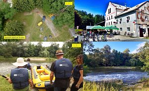 Vodácké tábořiště Starý mlýn [Vergrößern - neues Fenster]