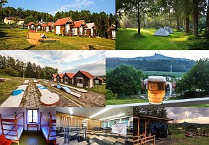 Campingplatz v ráji [Vergrößern - neues Fenster]